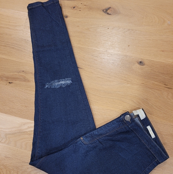 Nicki Minaj Denim - Nicki Minaj High Rise Distressed Jeans